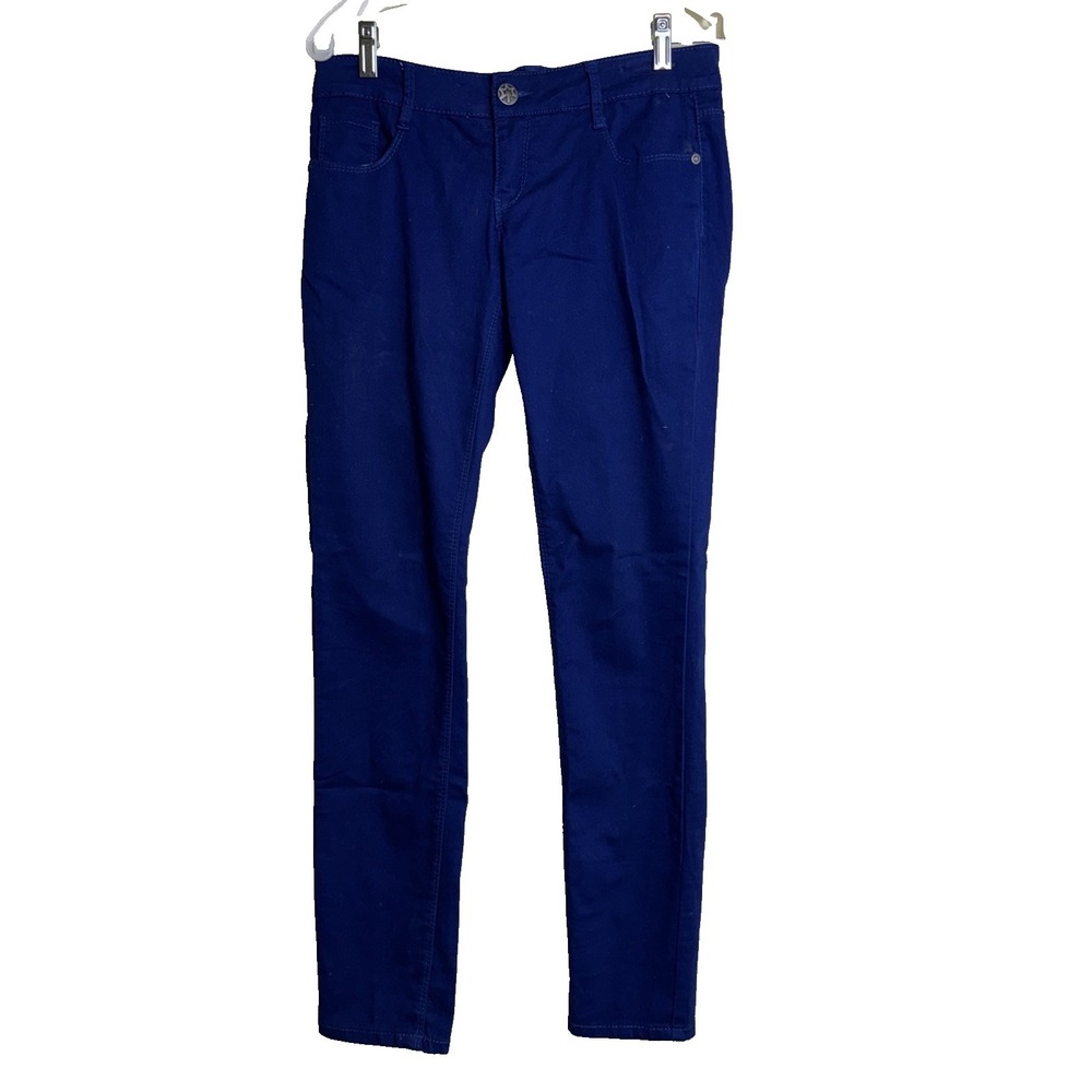Metaphor Royal Blue Skinny Jeans Womens Size 4 Y2K‎ Grunge Indie Sleaze